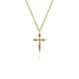 Gabriel & Co. Diamond Cross Pendant Necklace-Gabriel & Co. Diamond Cross Pendant Necklace - NK6408Y45JJ