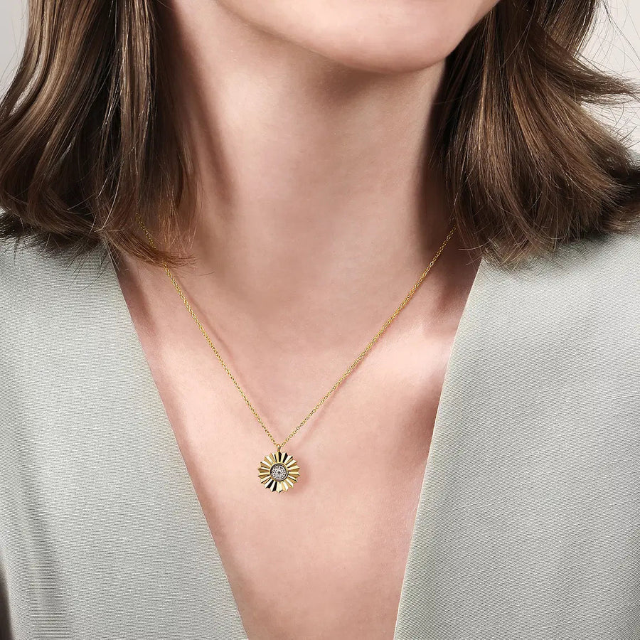 Gabriel & Co. Diamond Cut Pendant Necklace - NK7558Y45JJ