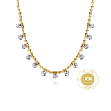 Gabriel & Co. Diamond Drop Station Necklace-Gabriel & Co. Diamond Drop Station Necklace - NK7233Y45JJ