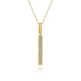 Gabriel & Co. Diamond Elongated Pyramid Drop Necklace-Gabriel & Co. Diamond Elongated Pyramid Drop Necklace - NK8015Y45JJ