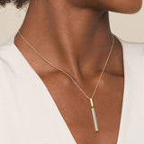 Gabriel & Co. Diamond Elongated Pyramid Drop Necklace-Gabriel & Co. Diamond Elongated Pyramid Drop Necklace - NK8015Y45JJ