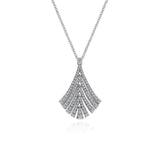 Gabriel & Co. Diamond Fan Pendant Necklace-Gabriel & Co. Diamond Fan Pendant Necklace - NK5561W45JJ