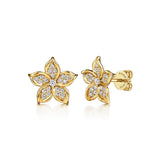Gabriel & Co. Diamond Floral Stud Earrings-Gabriel & Co. Diamond Floral Stud Earrings - EG15447Y45JJ