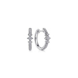 Gabriel & Co. Diamond Huggie Earrings-Gabriel & Co. Diamond Huggie Earrings - EG14522W45JJ