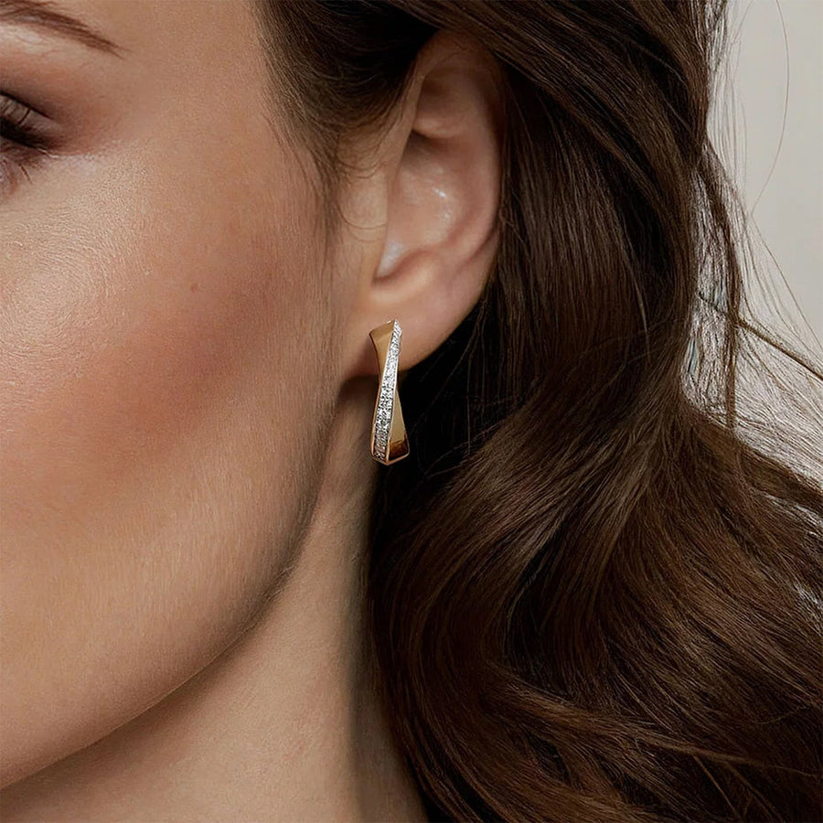 Gabriel & Co. Diamond Intricate Hoop Earrings - EG15198Y45JJ