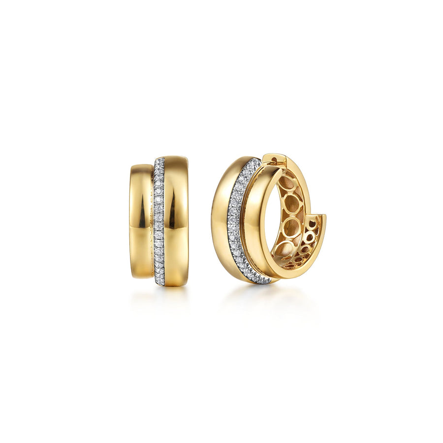 Gabriel & Co. Diamond Intricate Hoop Earrings - EG15516Y45JJ