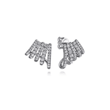 Gabriel & Co. Diamond J Hoop Stud Earrings-Gabriel & Co. Diamond J Hoop Stud Earrings - EG15280W45JJ