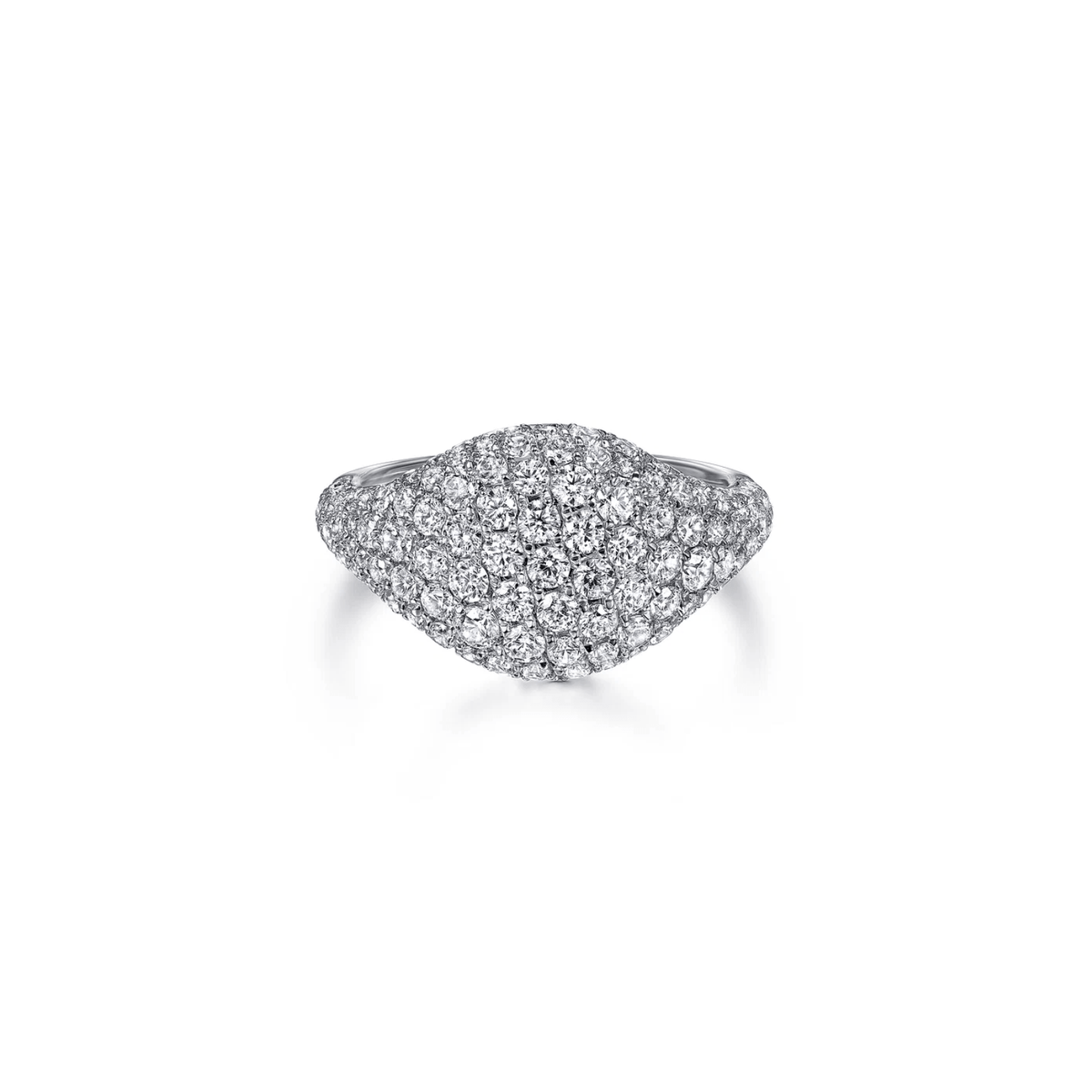 Gabriel & Co.  Diamond Pave Signet Ring LR51795W45JJ