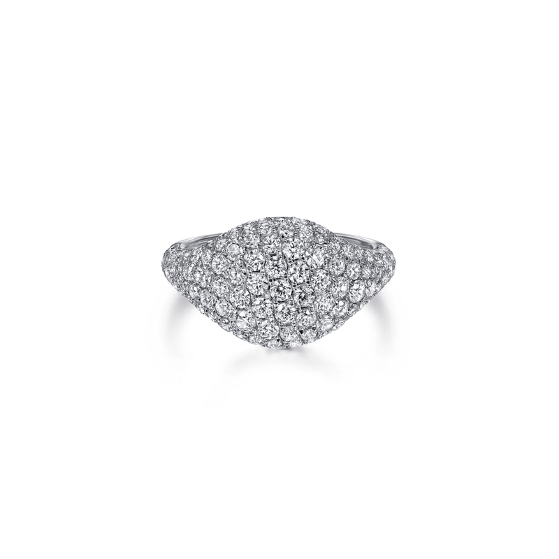 Gabriel & Co. Diamond Pave Signet Ring-Gabriel & Co.  Diamond Pave Signet Ring LR51795W45JJ