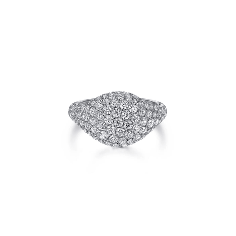 Gabriel & Co. Diamond Pave Signet Ring-Gabriel & Co.  Diamond Pave Signet Ring LR51795W45JJ