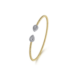 Gabriel & Co. Diamond Pear Shape Bujukan Bangle-Gabriel & Co. Diamond Pear Shape Bujukan Bangle - BG4774 - 57M45JJ
