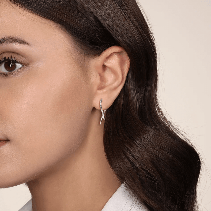Gabriel & Co. Diamond Spike Drop Earrings - EG15327W45JJ