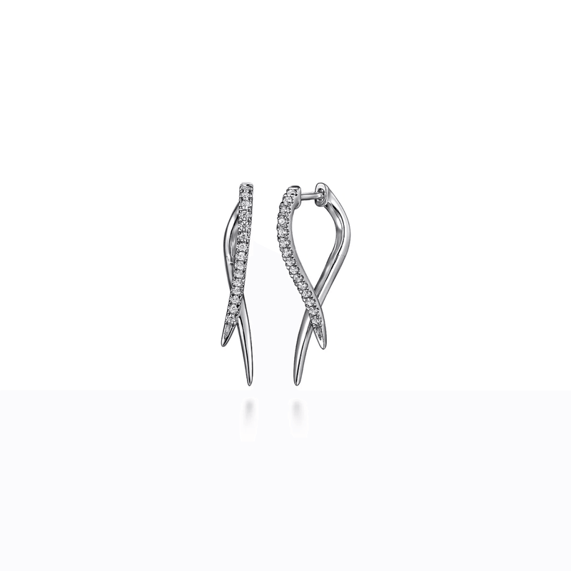 Gabriel & Co. Diamond Spike Drop Earrings-Gabriel & Co. Diamond Spike Drop Earrings - EG15327W45JJ