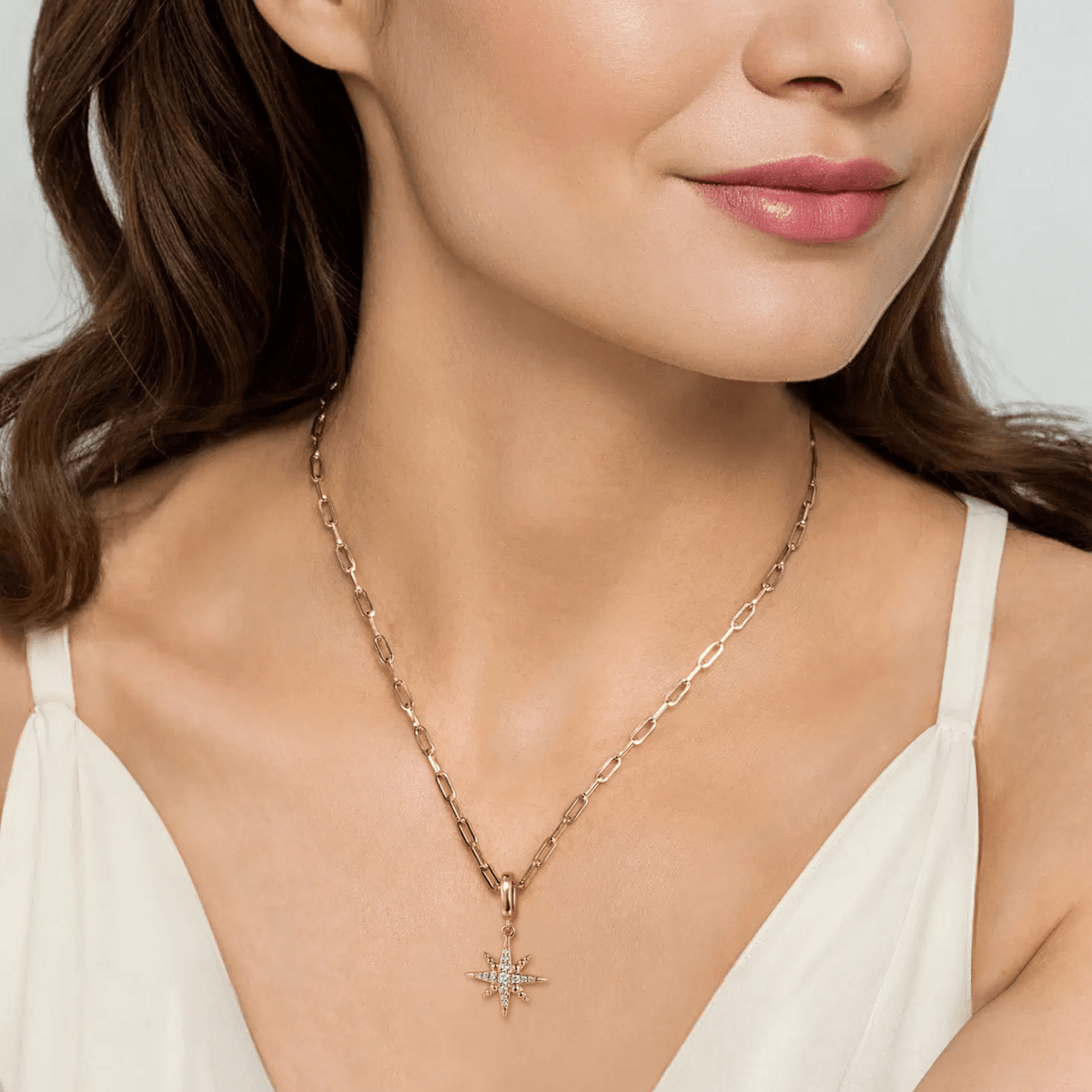 Gabriel & Co. Diamond Star Charm PT7551Y45JJ
