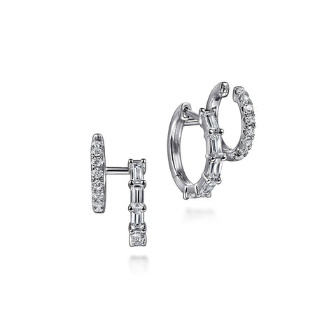 Gabriel & Co. Diamond Stuggies Earrings-Gabriel & Co. Diamond Stuggies Earrings - EG15141W44JJ