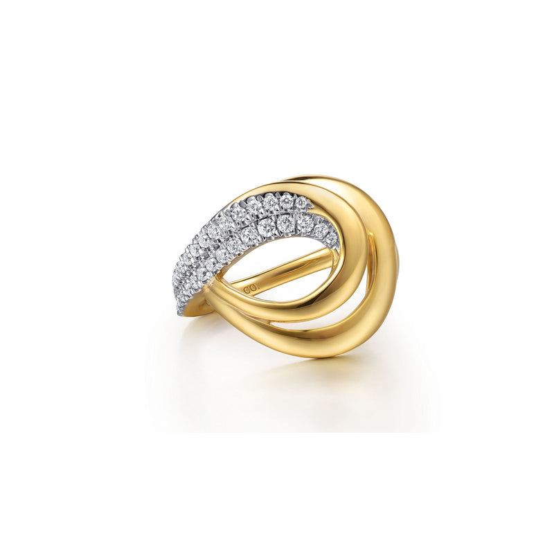 Gabriel & Co. Diamond Swirl Ring-Gabriel & Co. Diamond Swirl Ring - LR52952Y45JJ