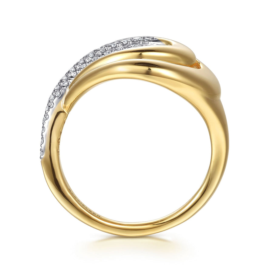 Gabriel & Co. Diamond Swirl Ring - LR52952Y45JJ