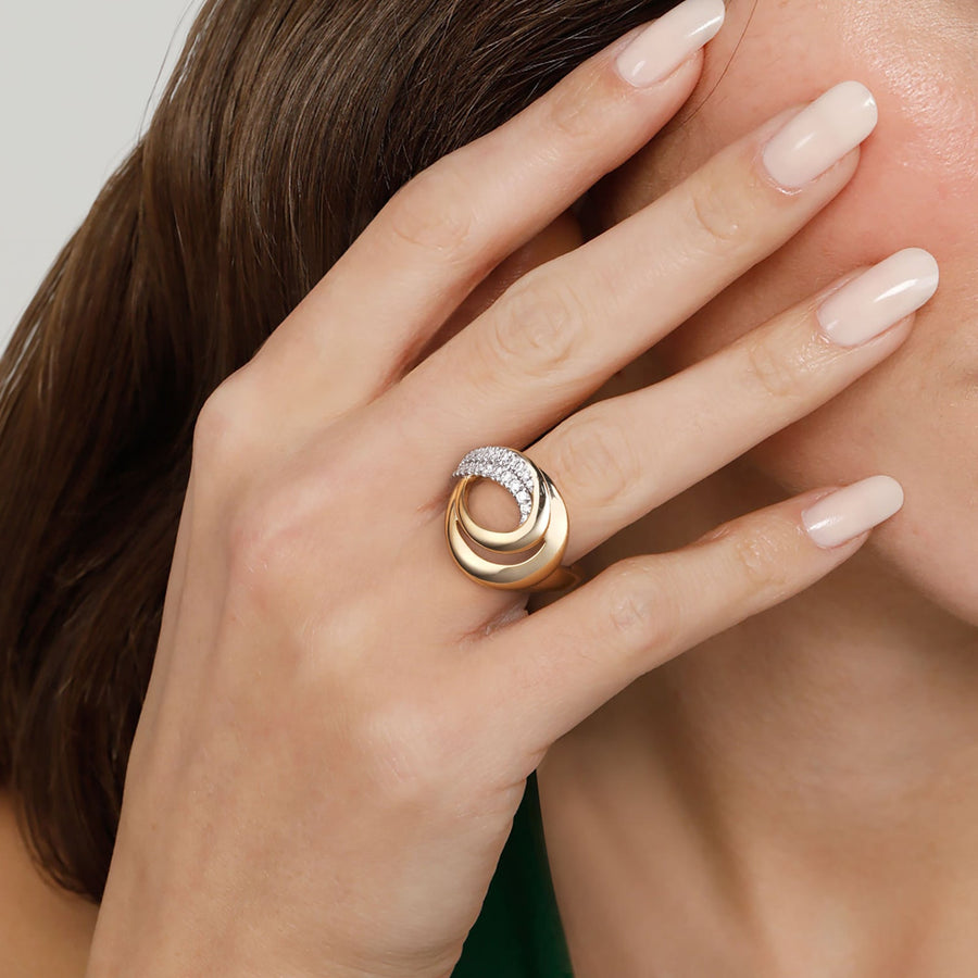 Gabriel & Co. Diamond Swirl Ring - LR52952Y45JJ