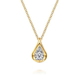 Gabriel & Co. Diamond Teardrop Pendant Necklace-Gabriel & Co. Diamond Teardrop Pendant Necklace - NK8021M45JJ