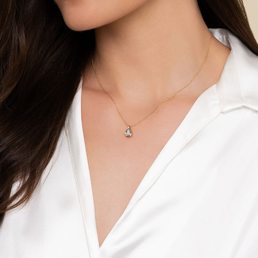 Gabriel & Co. Diamond Teardrop Pendant Necklace - NK8021M45JJ