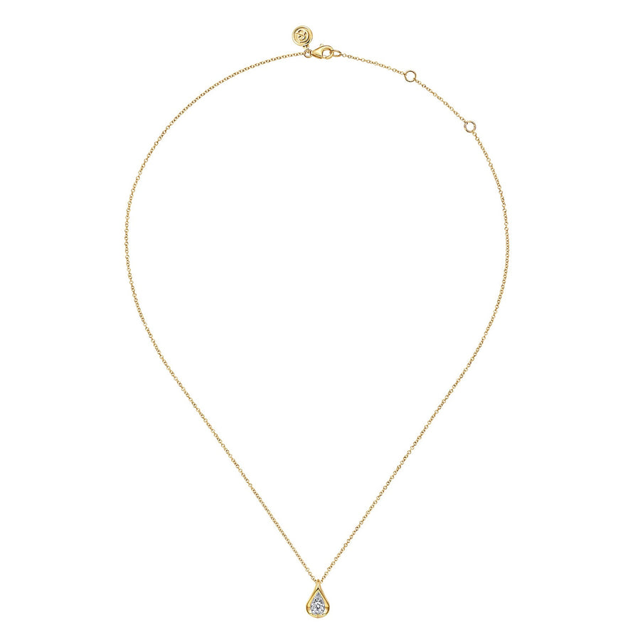 Gabriel & Co. Diamond Teardrop Pendant Necklace - NK8021M45JJ