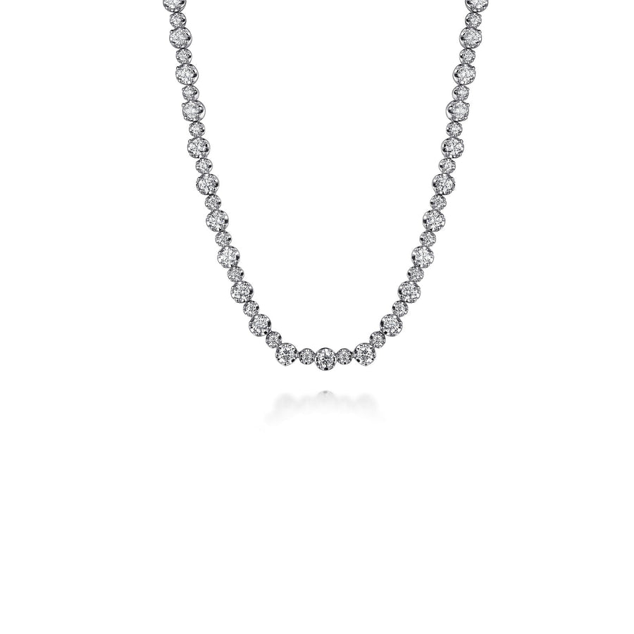 Gabriel & Co. Diamond Tennis Necklace - NK7594W45JJ