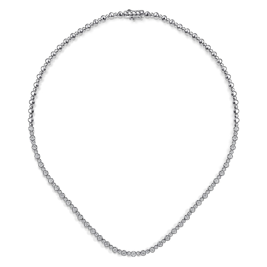 Gabriel & Co. Diamond Tennis Necklace - NK7594W45JJ