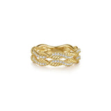 Gabriel & Co. Diamond Twisted Ladies Ring-Gabriel & Co. Diamond Twisted Ladies Ring - LR52599Y45JJ