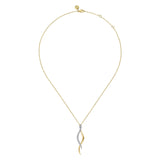 Gabriel & Co. Diamond Twisted Spike Drop Necklace-Gabriel & Co. Diamond Twisted Spike Drop Necklace - NK8048M45JJ