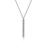 Gabriel & Co. Diamond Vertical Bar Y Pendant Necklace-Gabriel & Co. Diamond Vertical Bar Y Pendant Necklace - NK7593W45JJ