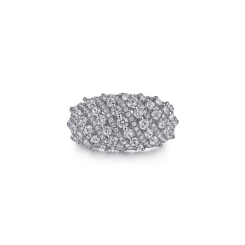Gabriel & Co. Domed Diamond Wide Band Ring-Gabriel & Co. Domed Diamond Wide Band Ring - LR52208W84JJ