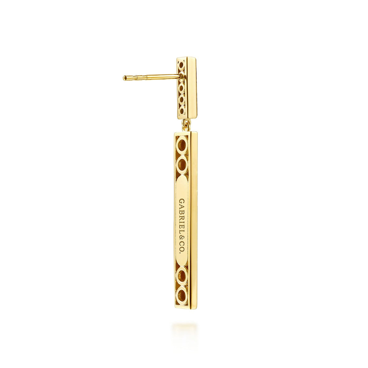 Gabriel & Co. Elongated Pyramid Stud Drop Earrings - EG15521Y45JJ