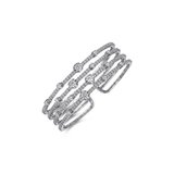 Gabriel & Co. Four Row Diamond Bangle-Gabriel & Co. Four Row Diamond Bangle - BG4623 - 65W84JJ