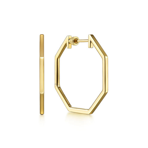 Gabriel & Co. Geometric Classic Hoop Earrings-Gabriel & Co. Geometric Classic Hoop Earrings - EG14174Y4JJJ