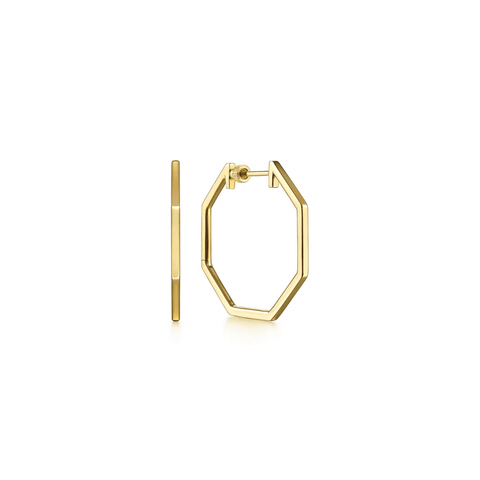 Gabriel & Co. Geometric Classic Hoop Earrings-Gabriel & Co. Geometric Classic Hoop Earrings - EG14174Y4JJJ