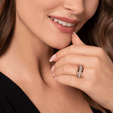 Gabriel & Co. Gold Bujukan and Diamond Easy Stackable Ring-Gabriel & Co. Gold Bujukan and Diamond Easy Stackable Ring LR52905M45JJ