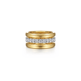 Gabriel & Co. Gold Bujukan and Diamond Easy Stackable Ring-Gabriel & Co. Gold Bujukan and Diamond Easy Stackable Ring LR52905M45JJ