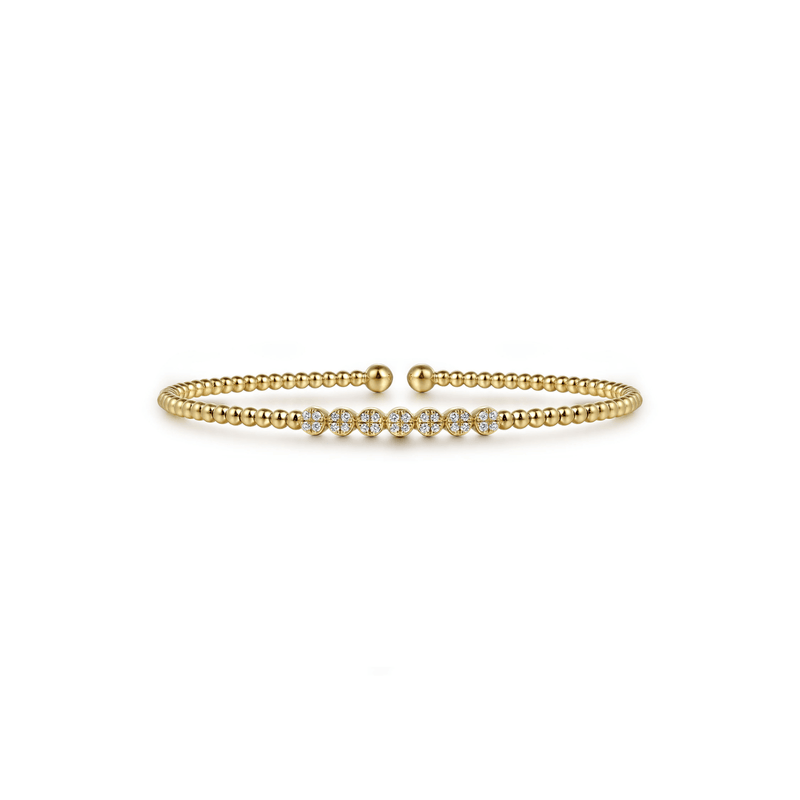Gabriel & Co. Gold Bujukan Diamond Bracelet-Gabriel & Co. Gold Bujukan Diamond Bracelet BG4116-55Y45JJ