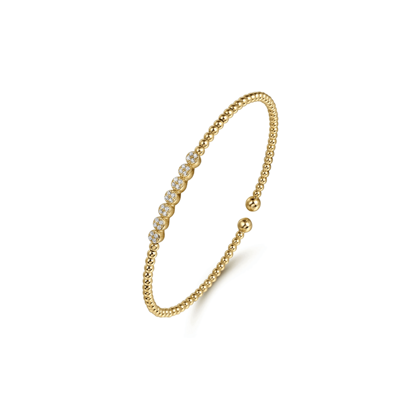 Gabriel & Co. Gold Bujukan Diamond Bracelet-Gabriel & Co. Gold Bujukan Diamond Bracelet BG4116-55Y45JJ
