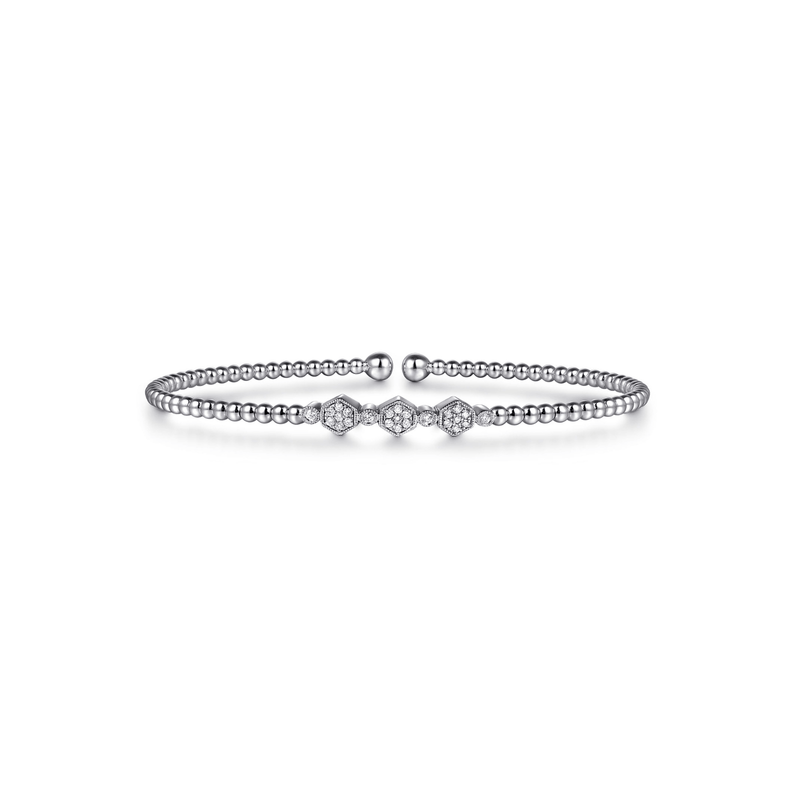 Gabriel & Co. Gold Bujukan Diamond Bracelet-Gabriel & Co. Gold Bujukan Diamond Bracelet BG4117-55W45JJ