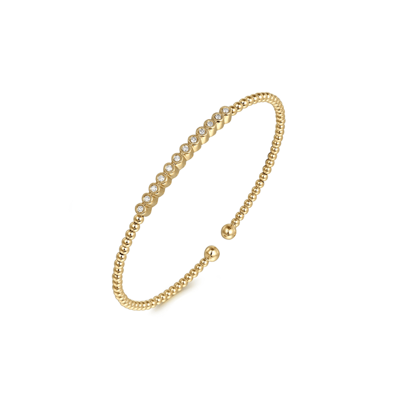 Gabriel & Co. Gold Bujukan Diamond Bracelet-Gabriel & Co. Gold Bujukan Diamond Bracelet BG4118-55Y45JJ