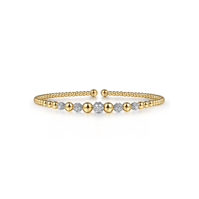 Gabriel & Co. Gold Bujukan Diamond Bracelet-Gabriel & Co. Gold Bujukan Diamond Bracelet BG4362-55M45JJ