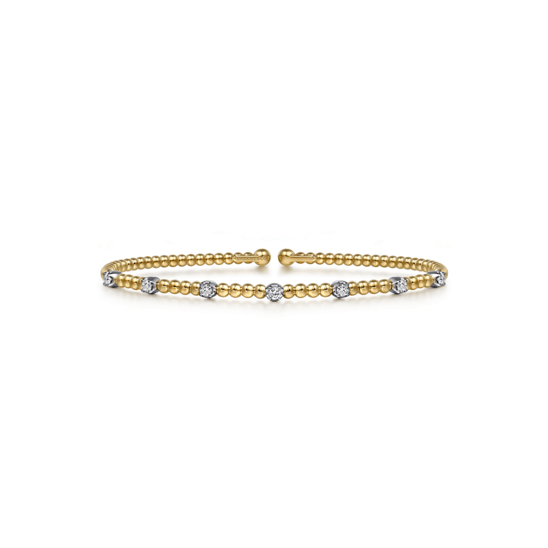 Gabriel & Co. Gold Bujukan Diamond Bracelet-Gabriel & Co. Gold Bujukan Diamond Bracelet BG4436-55M45JJ