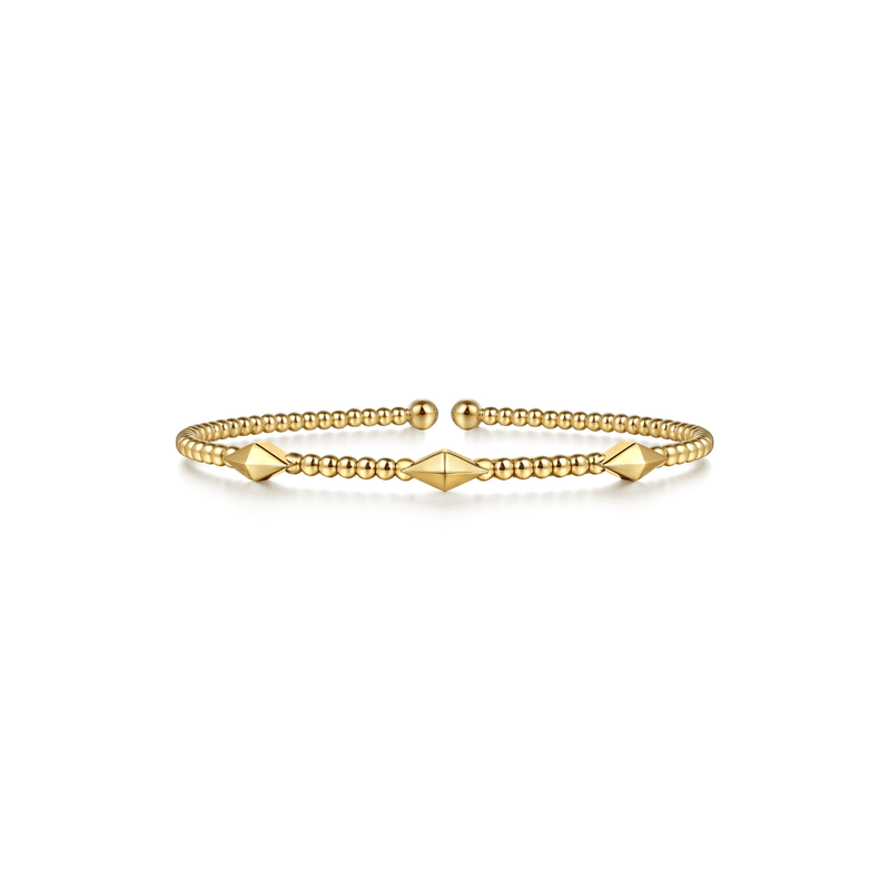 Gabriel & Co. Gold Bujukan Diamond Motif Bracelet-Gabriel & Co. Gold Bujukan Diamond Motif Bracelet BG4421-55Y4JJJ
