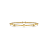 Gabriel & Co. Gold Bujukan Diamond Motif Bracelet-Gabriel & Co. Gold Bujukan Diamond Motif Bracelet BG4421-55Y4JJJ
