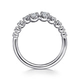Gabriel & Co. Gold Diamond Bypass Ring-Gabriel & Co. Gold Diamond Bypass Ring - LR52422W45JJ