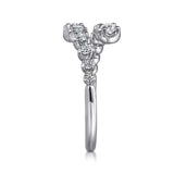 Gabriel & Co. Gold Diamond Bypass Ring-Gabriel & Co. Gold Diamond Bypass Ring - LR52422W45JJ