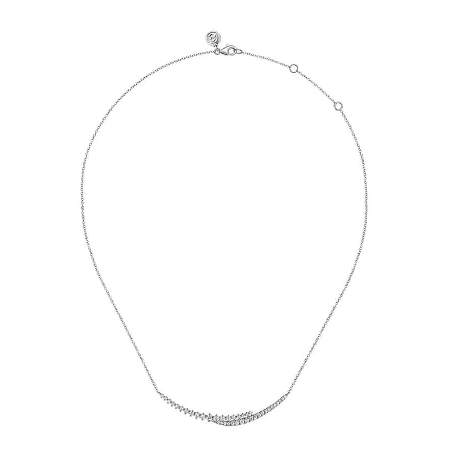 Gabriel & Co. Graduating Diamond Bar Necklace - NK7847W45JJ