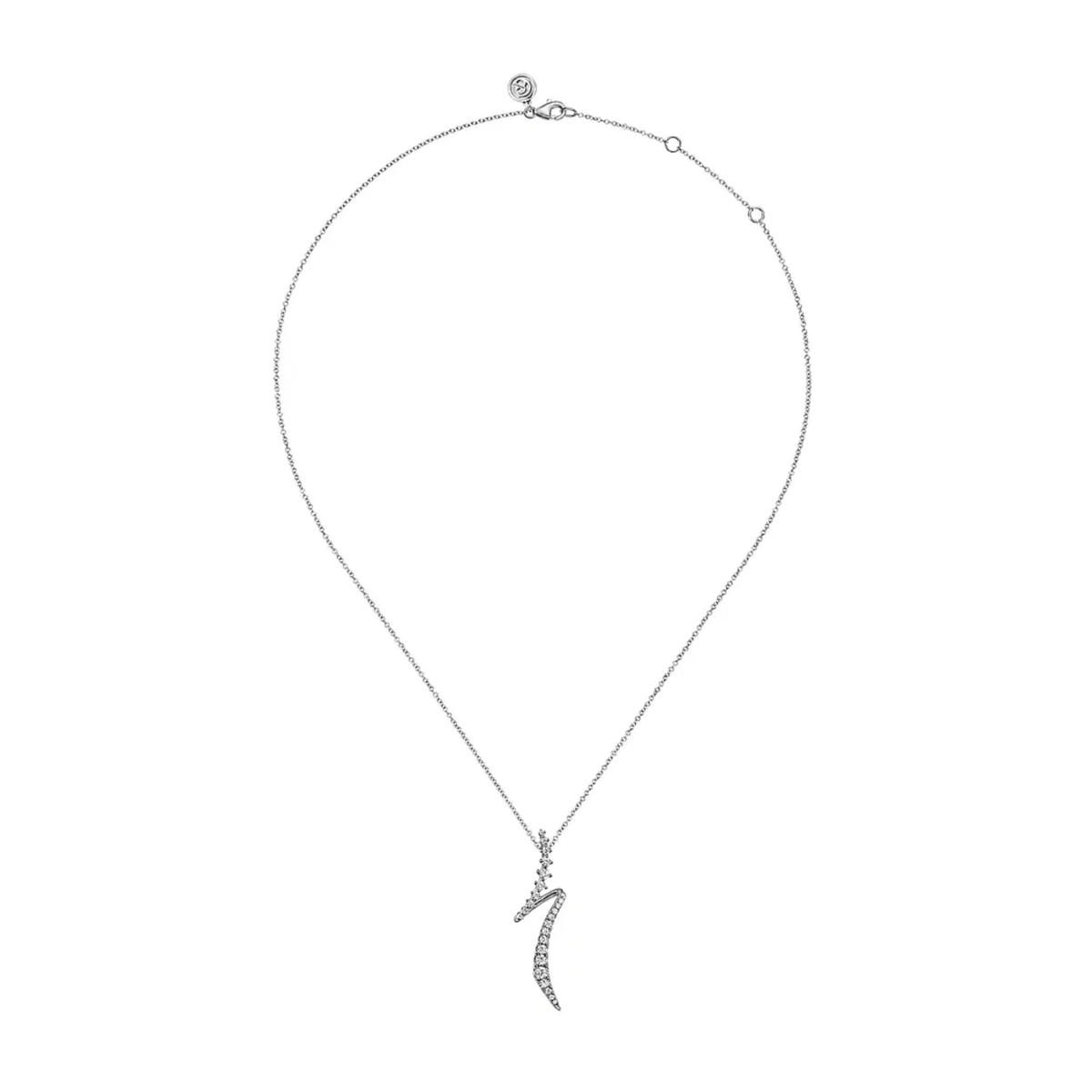 Gabriel & Co. Graduating Diamond Bypass Pendant Necklace - NK7845W45JJ