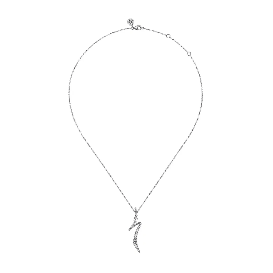 Gabriel & Co. Graduating Diamond Bypass Pendant Necklace - NK7845W45JJ